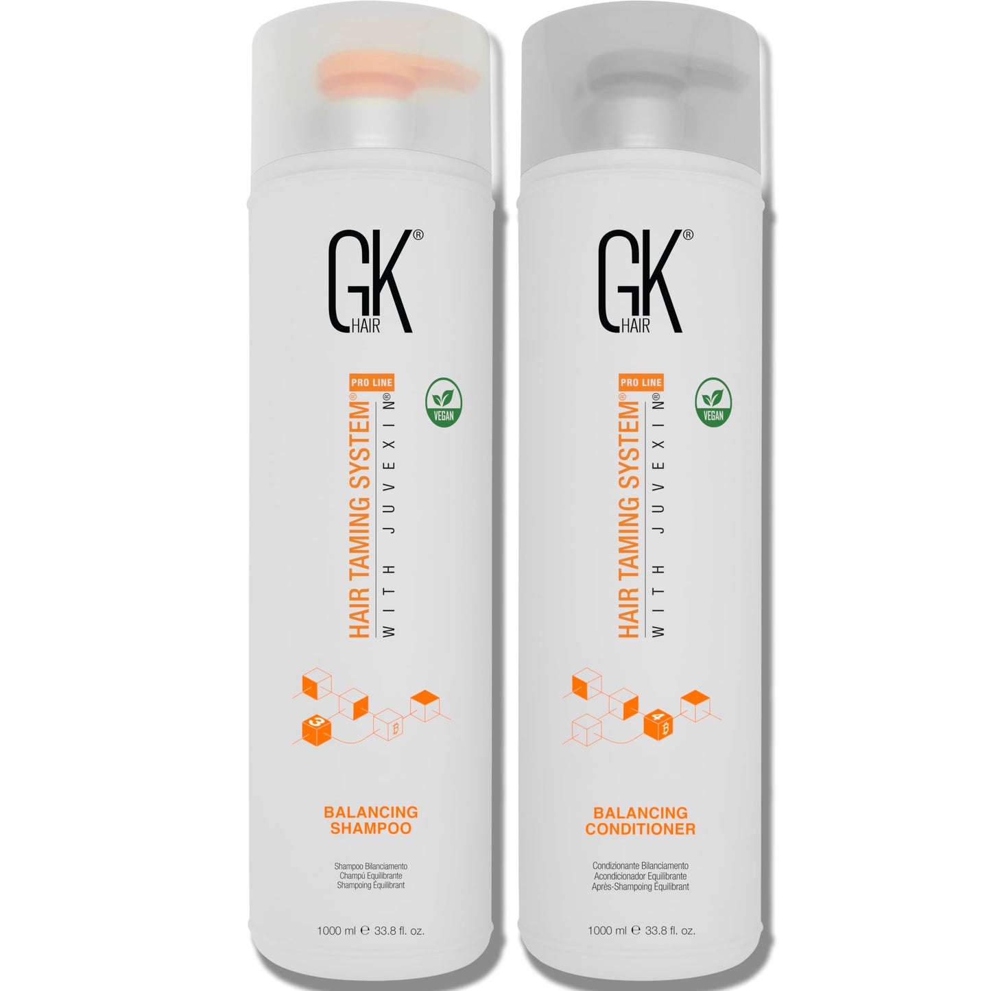 GK HAIR - Balancing Shampoo and Conditioner Set for Oily Hair, Clarifying & Refreshing Formula with Gentle Fragrance, Sulfate-Free, 72-Hour Freshness Beauty & Personal Care GK HAIR