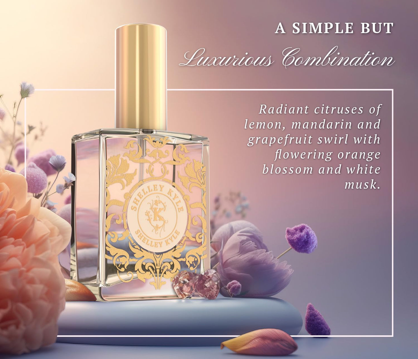Shelley Kyle Signature Perfume with Floral Fragrance, Combination of Crushed Violet Leaves, Freesia and Lemon Zest, Perfect for Any Occasion, 30 ml Beauty & Personal Care Shelley Kyle