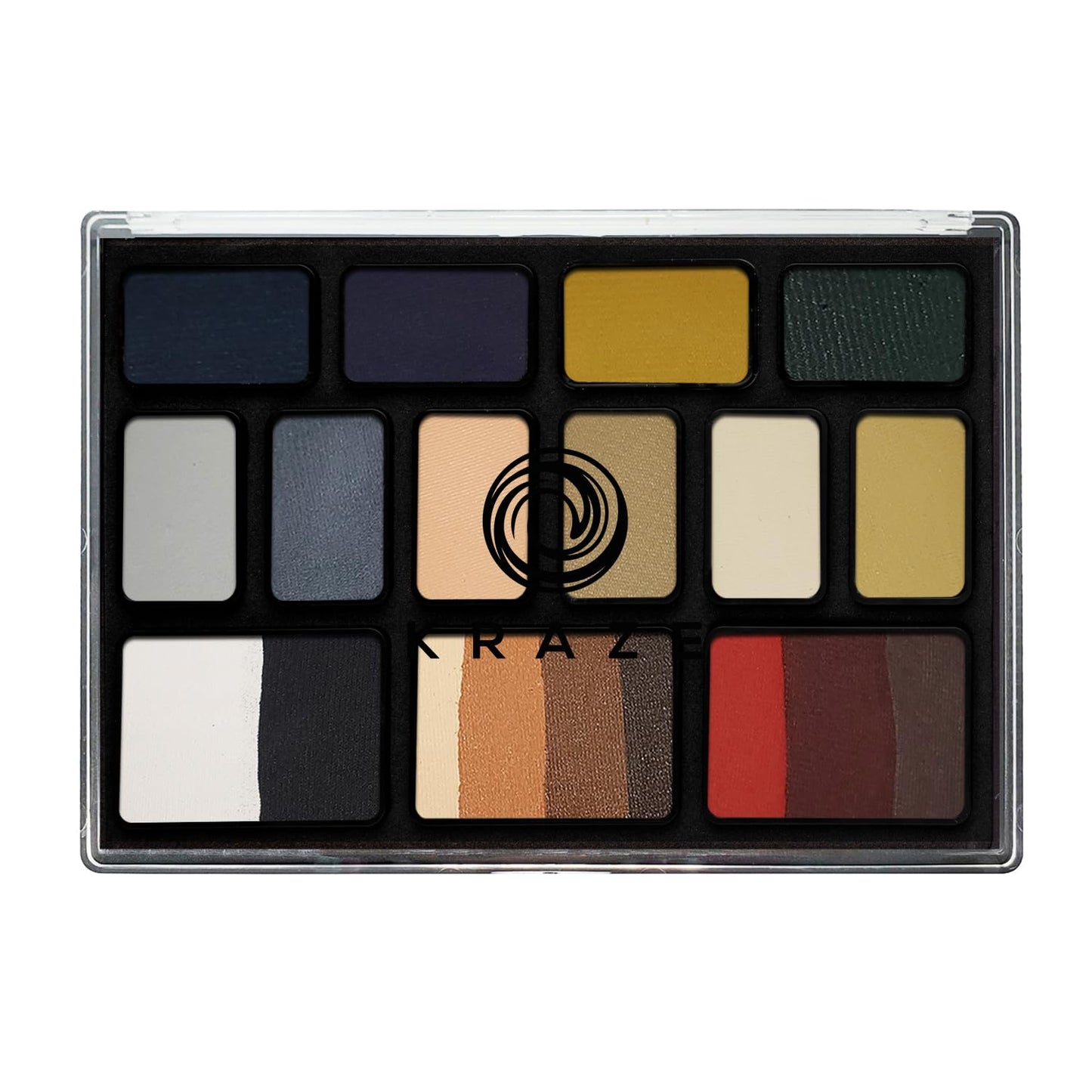 Kraze FX Ultimate Halloween Face Paint Palette, Split Cake Face Body Paint Set, Professional SFX Halloween Makeup Palette, Hypoallergenic Non Toxic Beauty & Personal Care Kraze FX