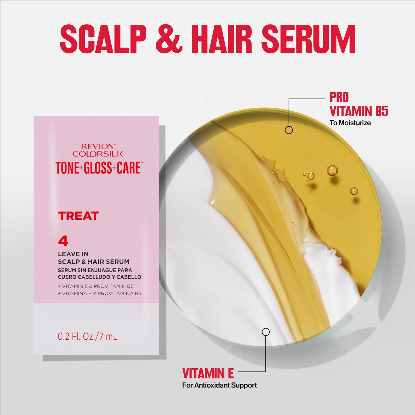 Revlon ColorSilk Tone + Gloss + Care Demi Permanent Hair Color, Dye Kit with Leave-In Scalp and Haircare Serum, 2x Shinier, 4x Stronger, 4 Dark Brown Beauty & Personal Care REVLON