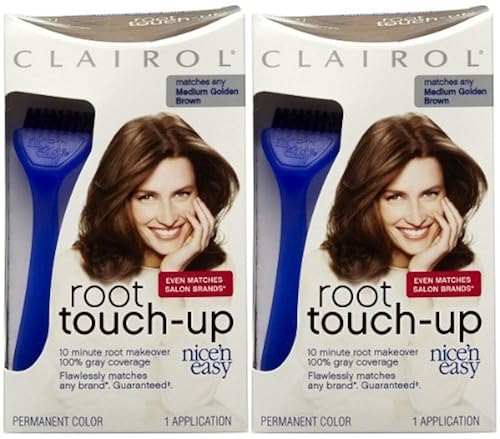 Clairol Nice n Easy Touch, Up, 005G, Medium Golden Brown, 2 pk Beauty & Personal Care Clairol