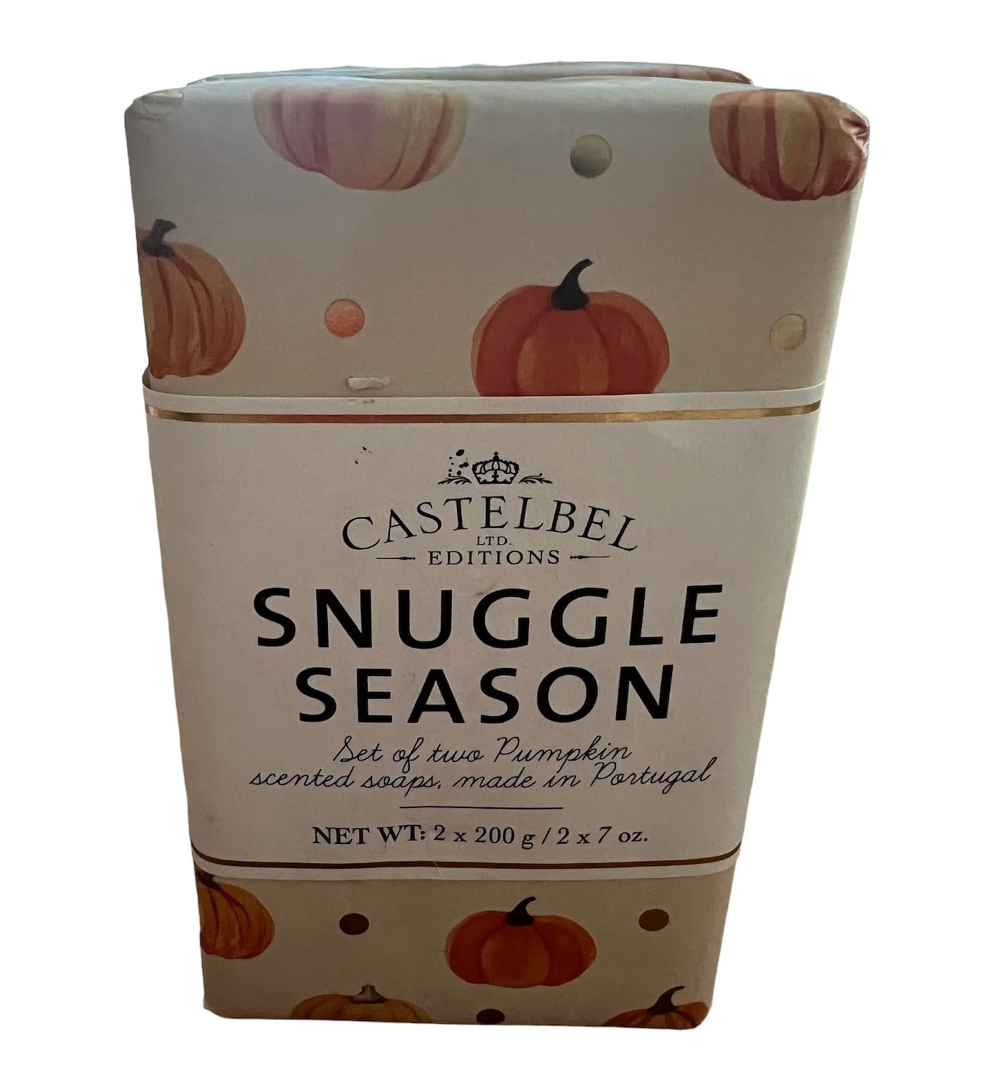 Castelbel Pumpkin Soap Bar Set 2 x 7 Oz Beauty & Personal Care Castelbel