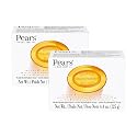 Pears Pure and Gentle with Glycerin and Naturals Oils - Transparent Soap Bar for Radiant Skin - Bar Soap for Women and Men - Amber - 2 pc Beauty & Personal Care Pears