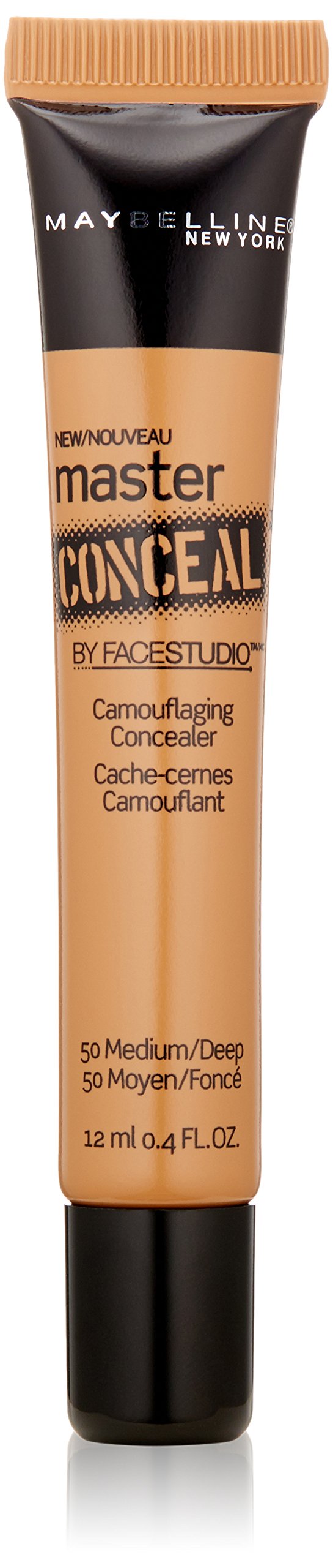 Maybelline New York Face Studio Master Conceal Makeup, Medium/Deep, 0.4 Fluid Ounce, 1 Count