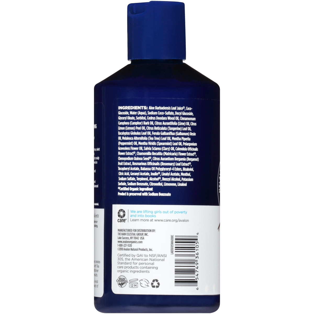 Avalon Organics Therapy Scalp Normalizing Shampoo, Tea Tree Mint, 14 Oz Beauty & Personal Care Avalon Organics
