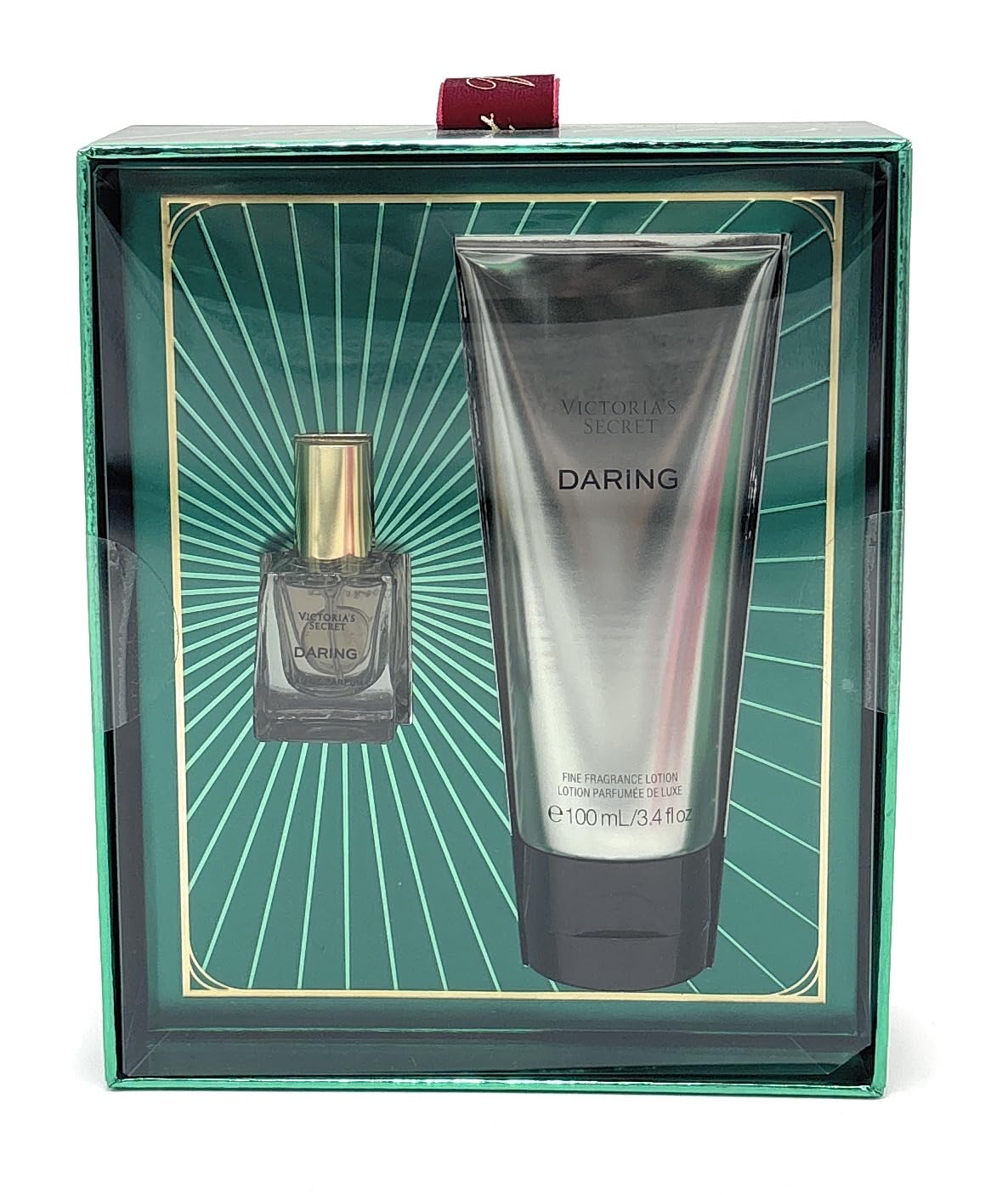 Victoria's Secret Daring 2-Piece Gift Set Mini Eau De Parfum .25 fl oz & Fragrance Lotion 3.4 fl oz Beauty & Personal Care Victoria's Secret