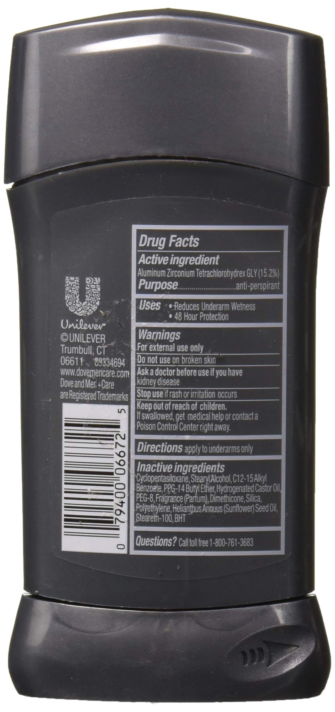Dove Men+Care Men+Care Antiperspirant Deodorant Stick Extra Fresh 2.7 oz Beauty and Personal Care Unilever