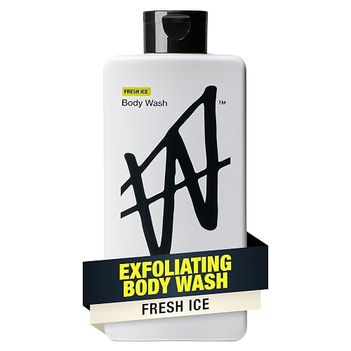 W By Jake Paul Body Wash for Men, Exfoliating Shower Gel with Jojoba Oil, Deep Clean Hydrating Mens Bodywash, Fresh Ice Scent, 18 fl oz Beauty & Personal Care W