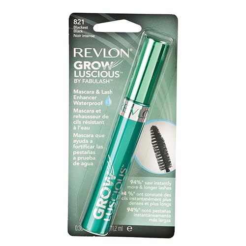 Revlon Grow Luscious by Fabulash, Waterproof, 821 Blackest Black, 0.38-Ounce Beauty & Personal Care REVLON
