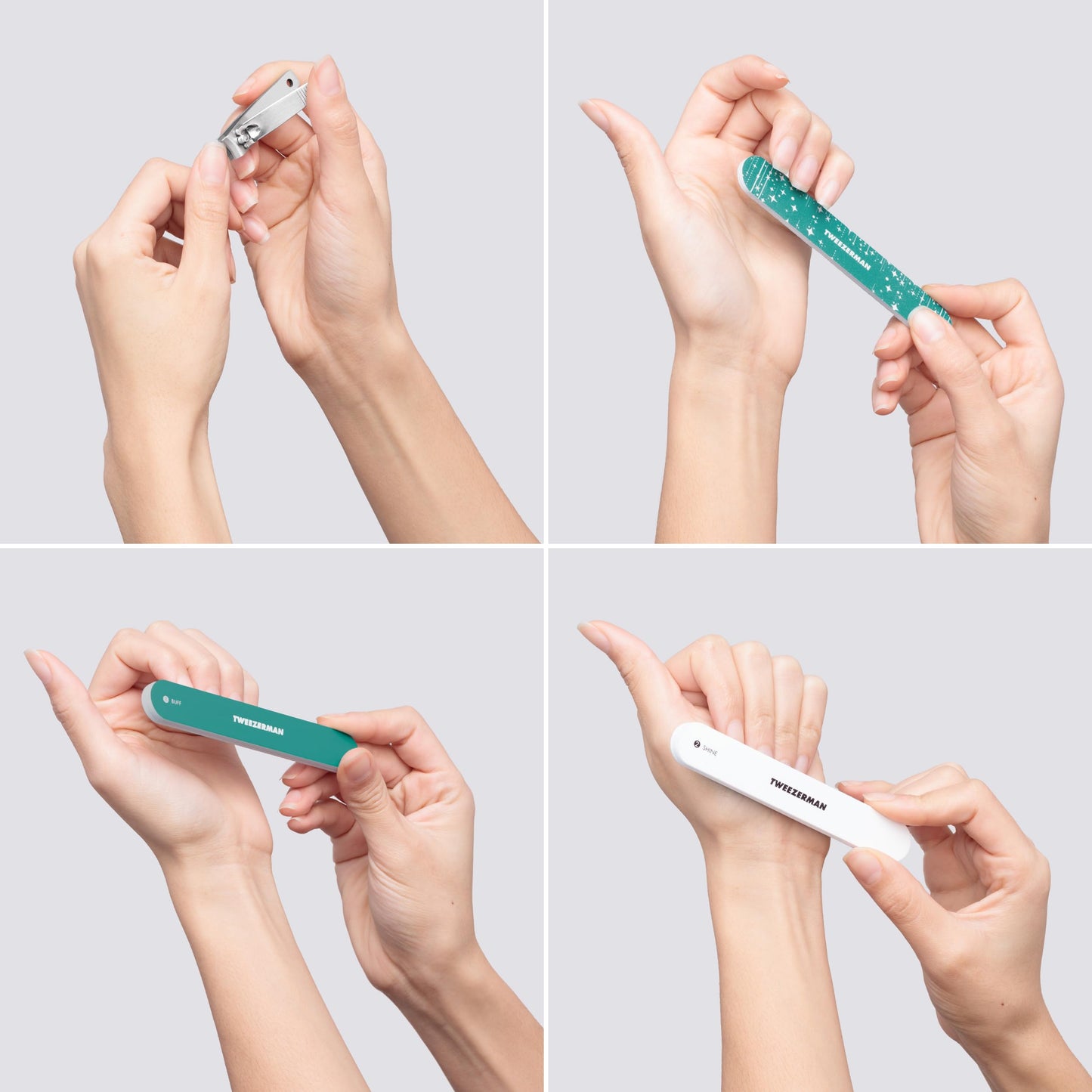 Tweezerman Majestic Turquoise Manicure Set Beauty & Personal Care Tweezerman