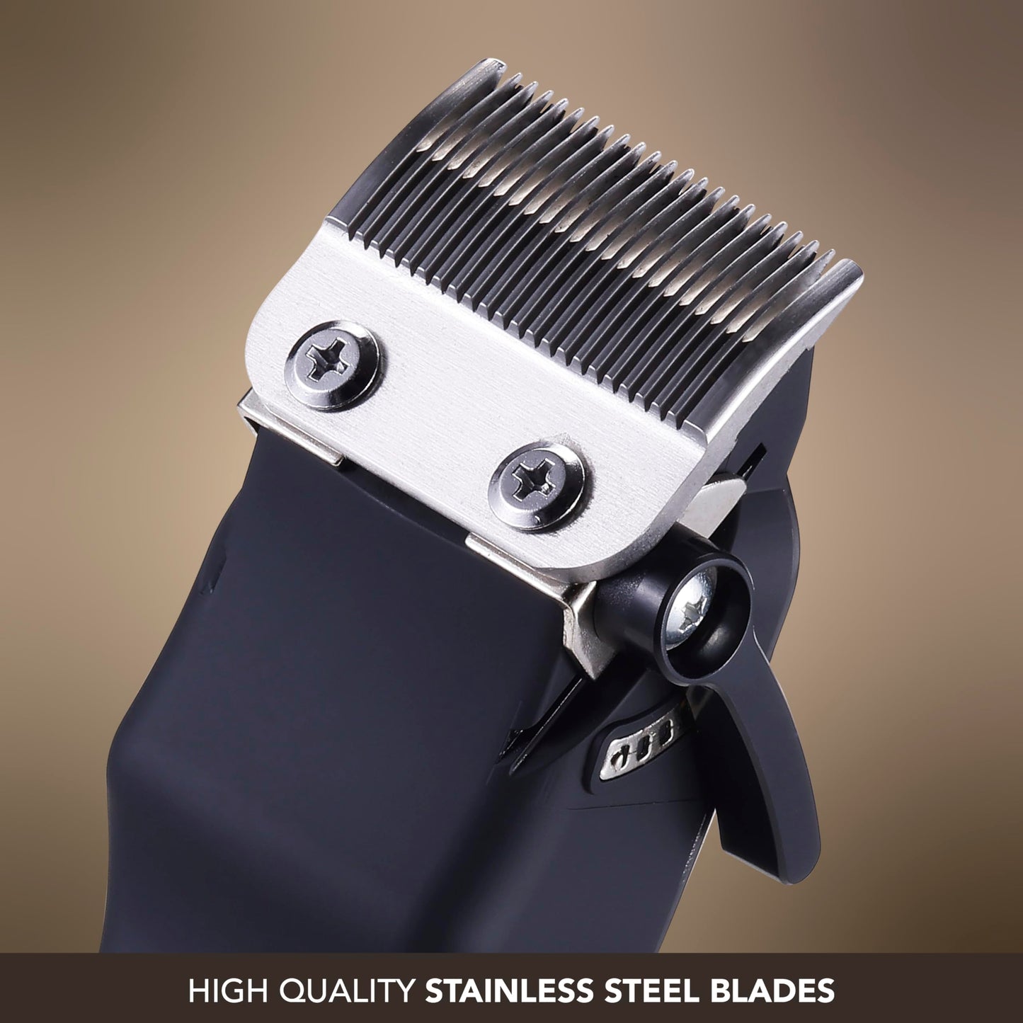 Bally - Hair & Beard Trimmer, Total Fitness High-Performance, Precision Stainless Steel Blades, Rechargeable with LED Display Beauty and Personal Care Bally