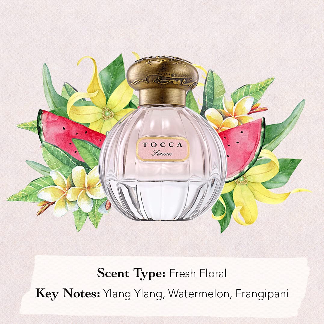 Tocca Simone Women's Perfume, 1.7oz (50 ml) - Fresh Floral - Breezy, Sparkling, Radiant Fragrance Beauty & Personal Care Tocca
