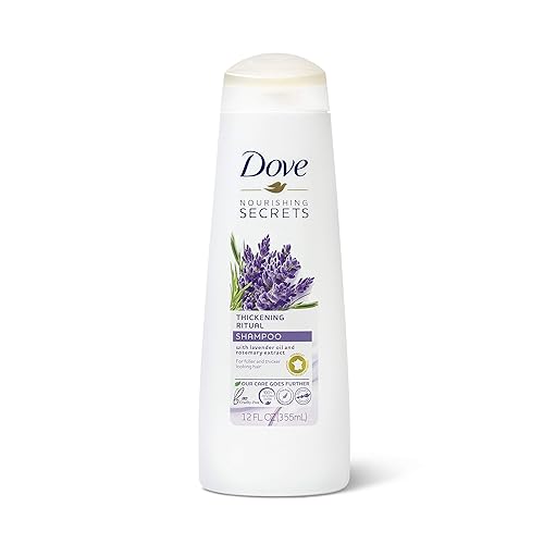 Dove Volume Shampoo for Thinning Hair Thickening Ritual Hair Shampoo with Lavender 12 oz Beauty & Personal Care Dove