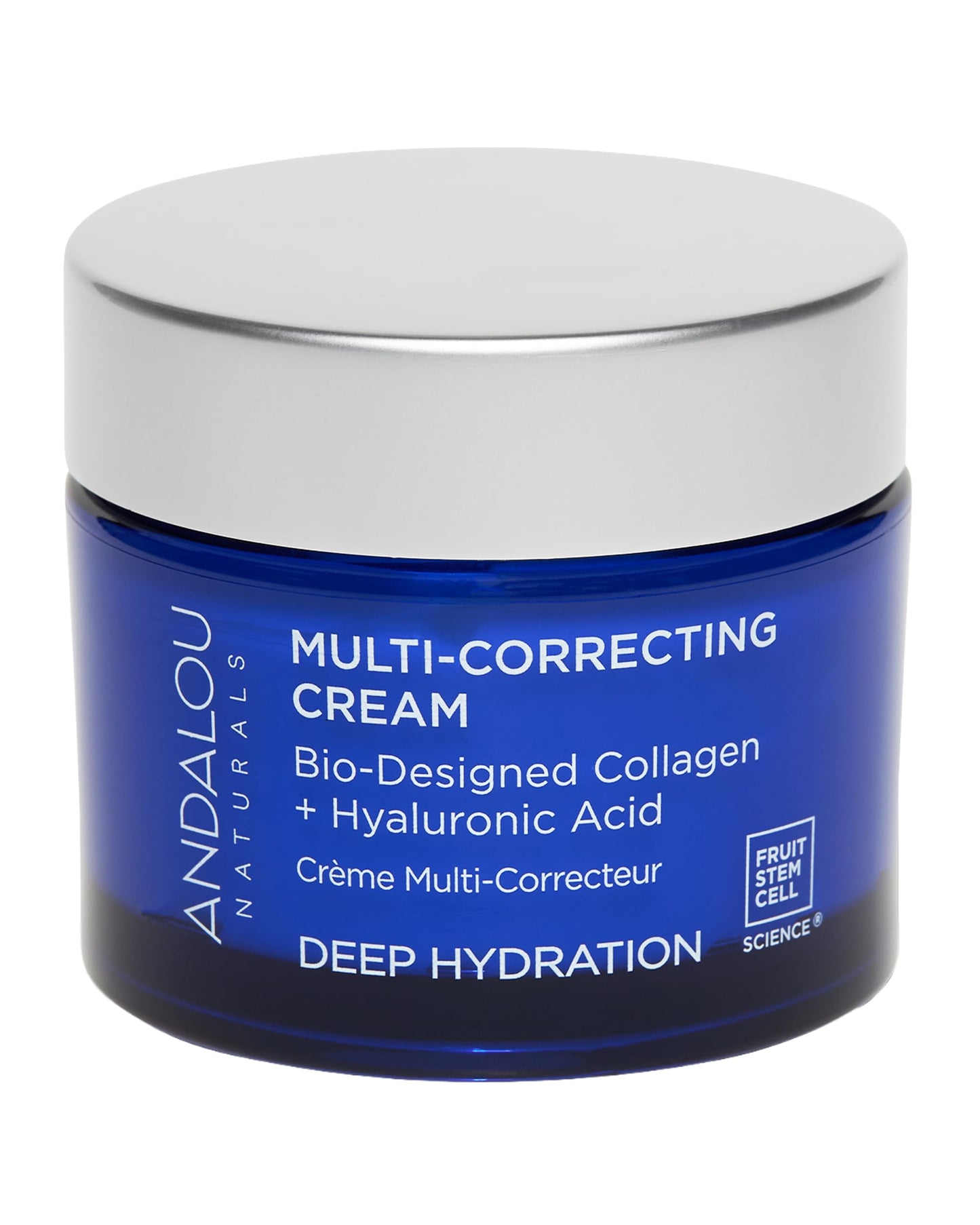Andalou Naturals Deep Hydration Face Moisturizer Multi-Correcting Cream - Daily Skincare With Hyaluronic Acid, Vegan Collagen, & Fruit Stem Cells Beauty & Personal Care Andalou Naturals