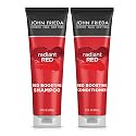 John Frieda Radiant Red Shampoo & Conditioner Bundle, Enhancing Shampoo & Conditioner, Helps Enhance Shades, with Pomegranate and Vitamin E Beauty & Personal Care John Frieda