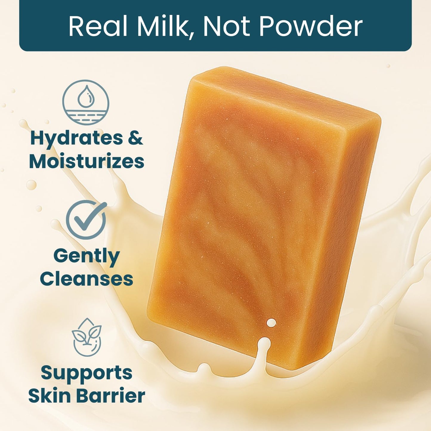 Way Natural Sandalwood Soap Bar (3 Pack) - Goat Milk Soap for Men & Women - Natural, Handmade w/Real Milk - Dry Skin, Hands/Body - Premium, Gentle, No Beauty & Personal Care Way Natural