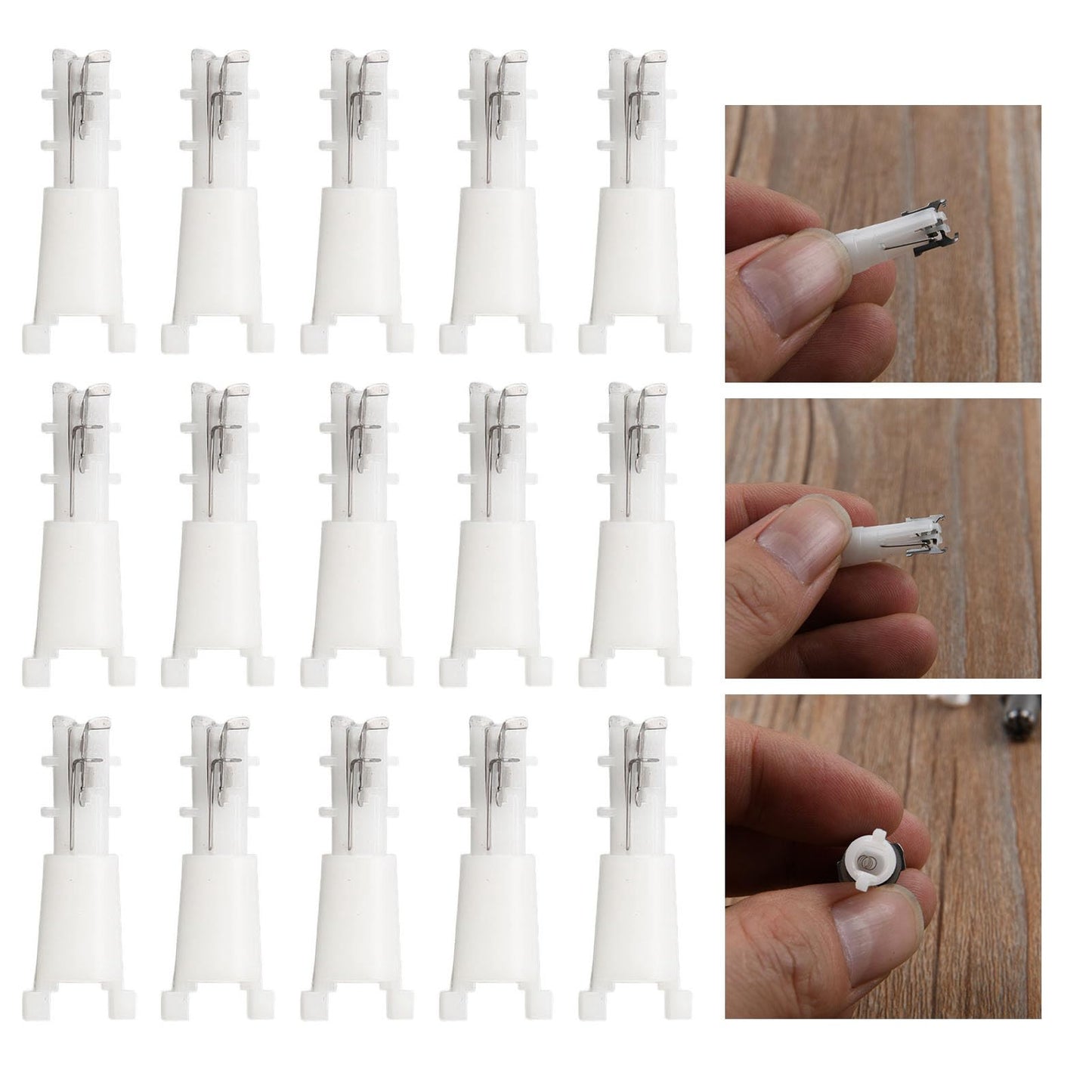 20pcs Nose Hair Trimmer Head Accurate Shaving Universal Replacement Clipper Blade Heads Compatible with Ear and Nose Hair Cutter Beauty and Personal Care Yosoo