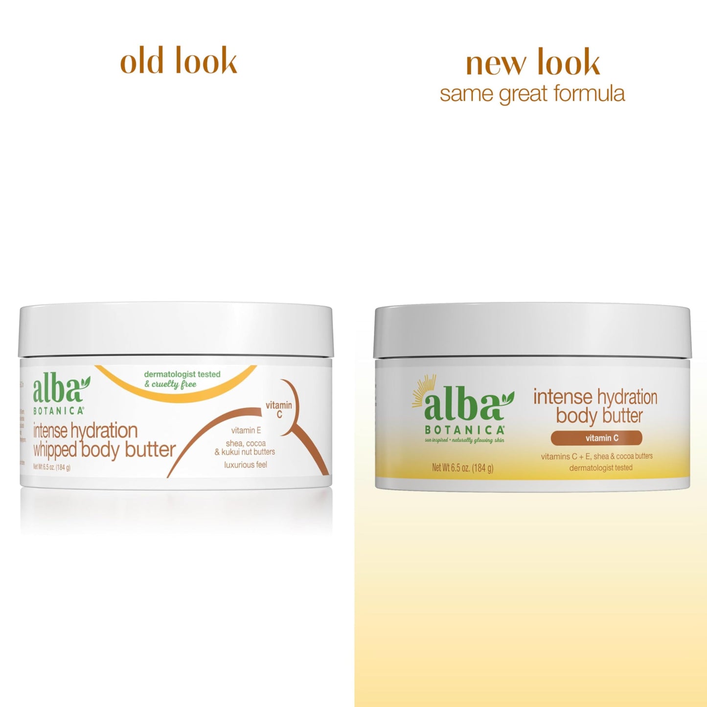 Alba Botanica Intense Hydration Whipped Body Butter, with Shea, Cocoa, and Kukui Nut Butters, 6.5 Oz (Packaging May Vary) Beauty & Personal Care Alba Botanica