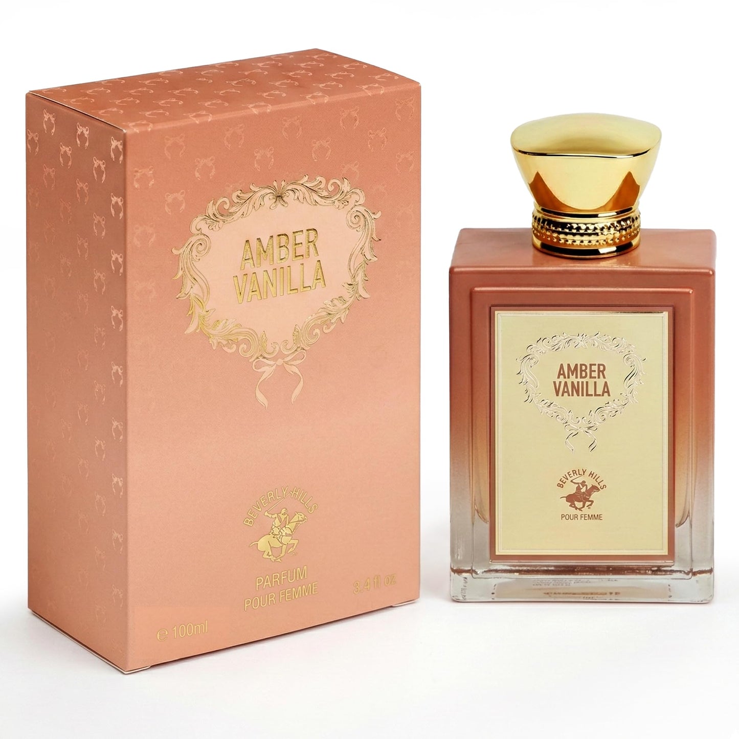 Beverly Hills Polo Club Amber Vanilla Eau de Parfum for Women | Luxurious Floral Amber Gourmand Fragrance | Creamy Vanilla, Warm Amber & Praline | Beauty & Personal Care Beverly Hills Polo Club