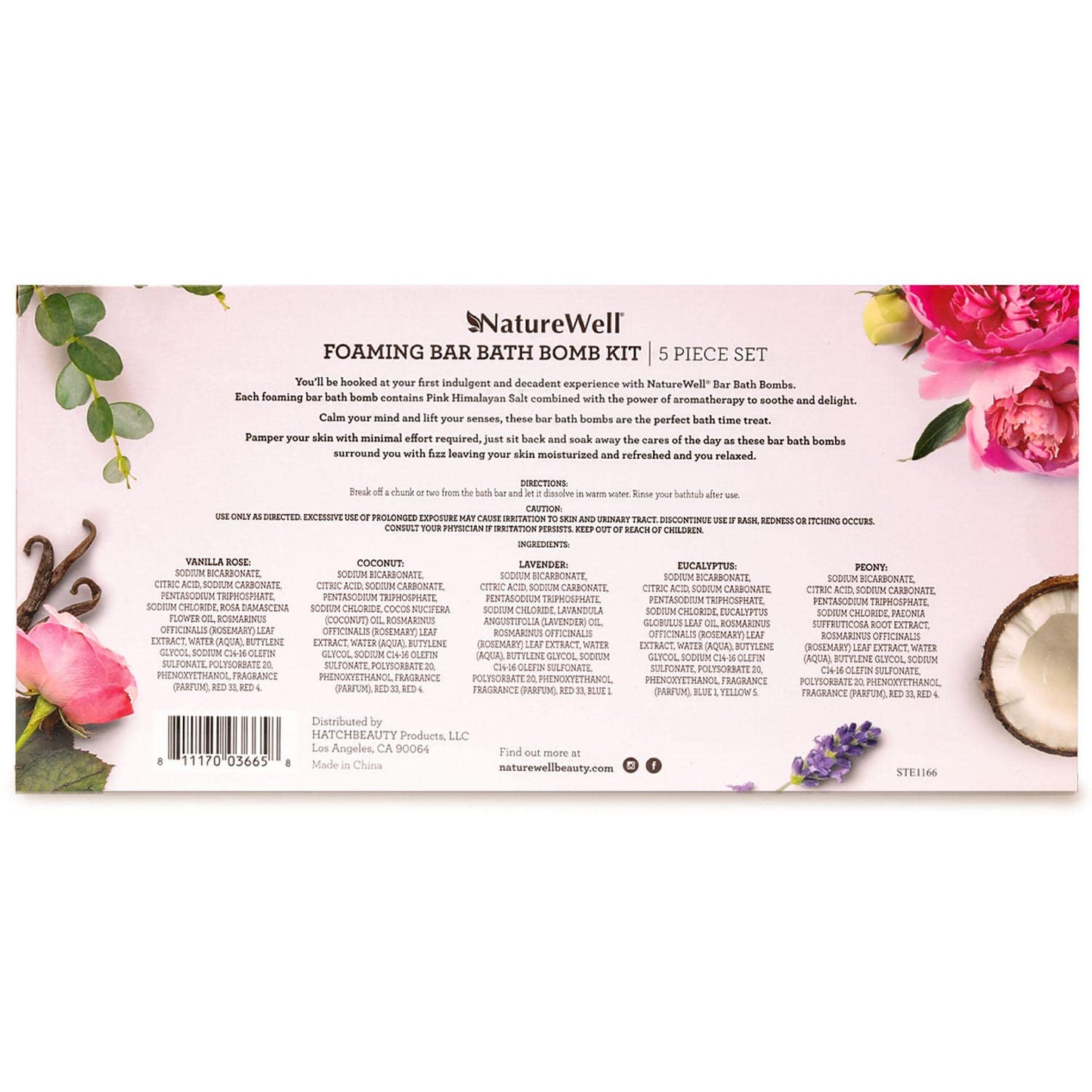 NatureWell Foaming Bath Bomb Kit, 5 Pack, 12.35 Ounces Beauty & Personal Care NATURE WELL