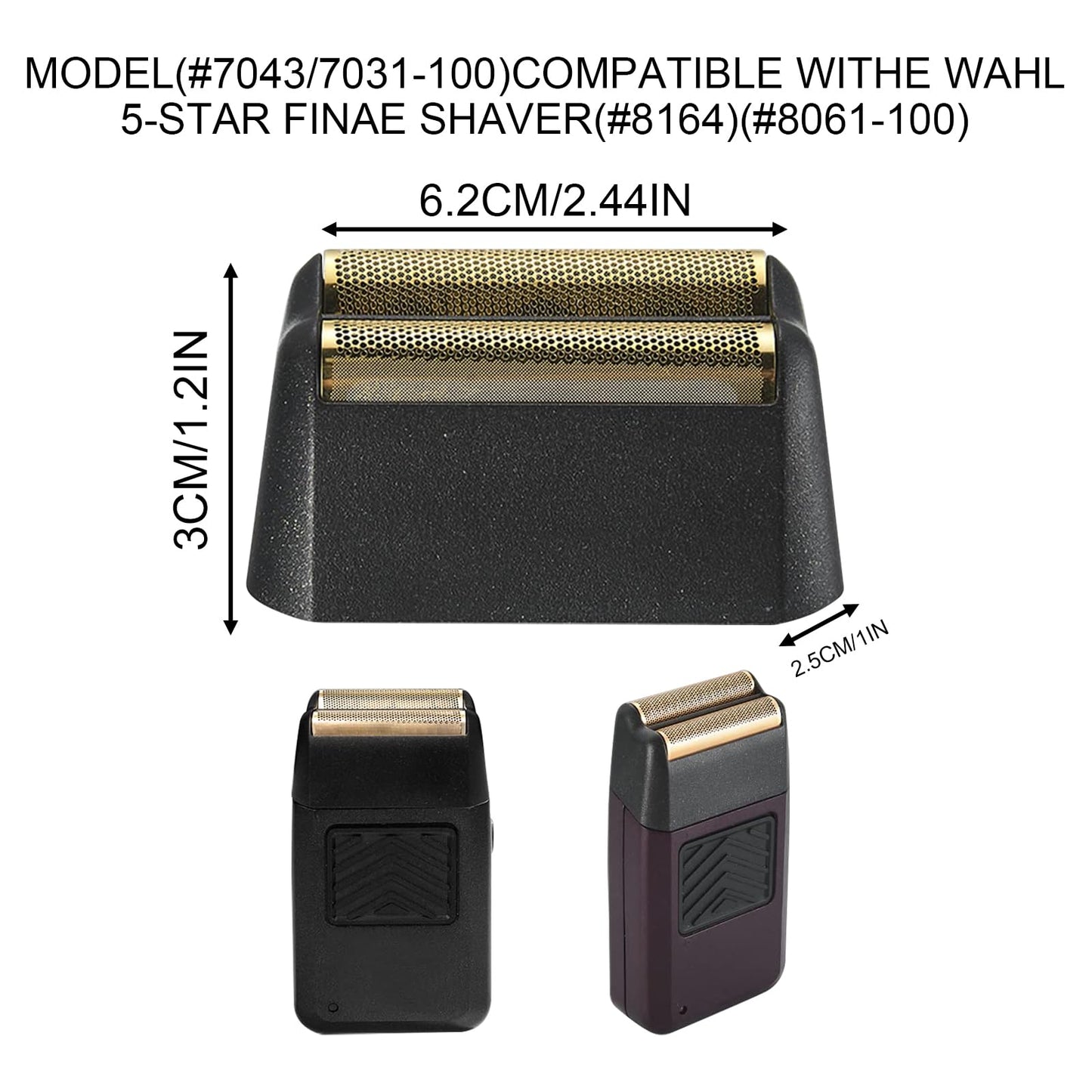 5 Star Shaver Replacement Foil Compatible with wahl Shaver Foil Beauty and Personal Care DODAER