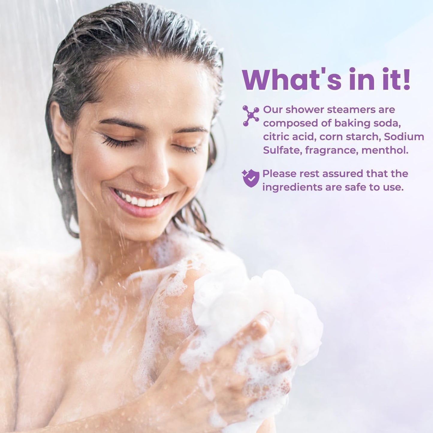 Shower Steamers 8 Pack - Organic & Natural Essential Fragrances for Teens and Adults - Mother's Day, White Elephant, Birthday Gifts for Women Teen Beauty and Personal Care CalmNFiz