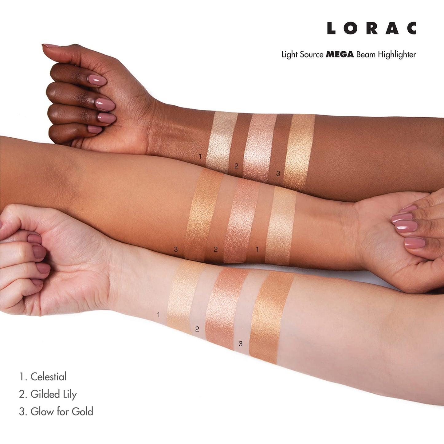 LORAC Light Source Mega Beam Highlighter | Highlighter Makeup Powder | Shimmer Highlighter | Gilded Lily Gold Beauty & Personal Care LORAC