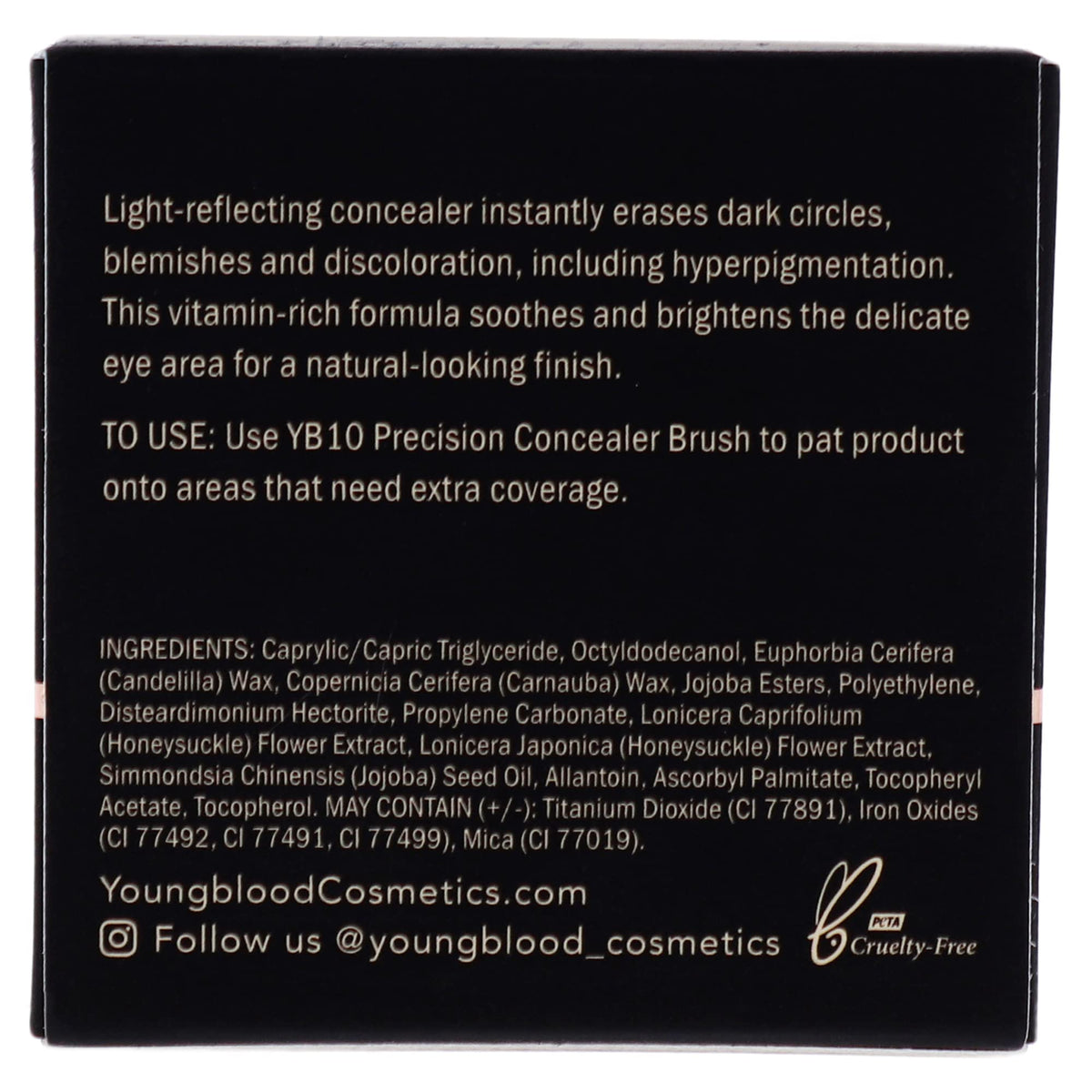 Youngblood Clean Luxury Cosmetics Ultimate Concealer, Medium | Conceals Under Eye Dark Circles Full Coverage Brightening Non-Creasing Coverage for