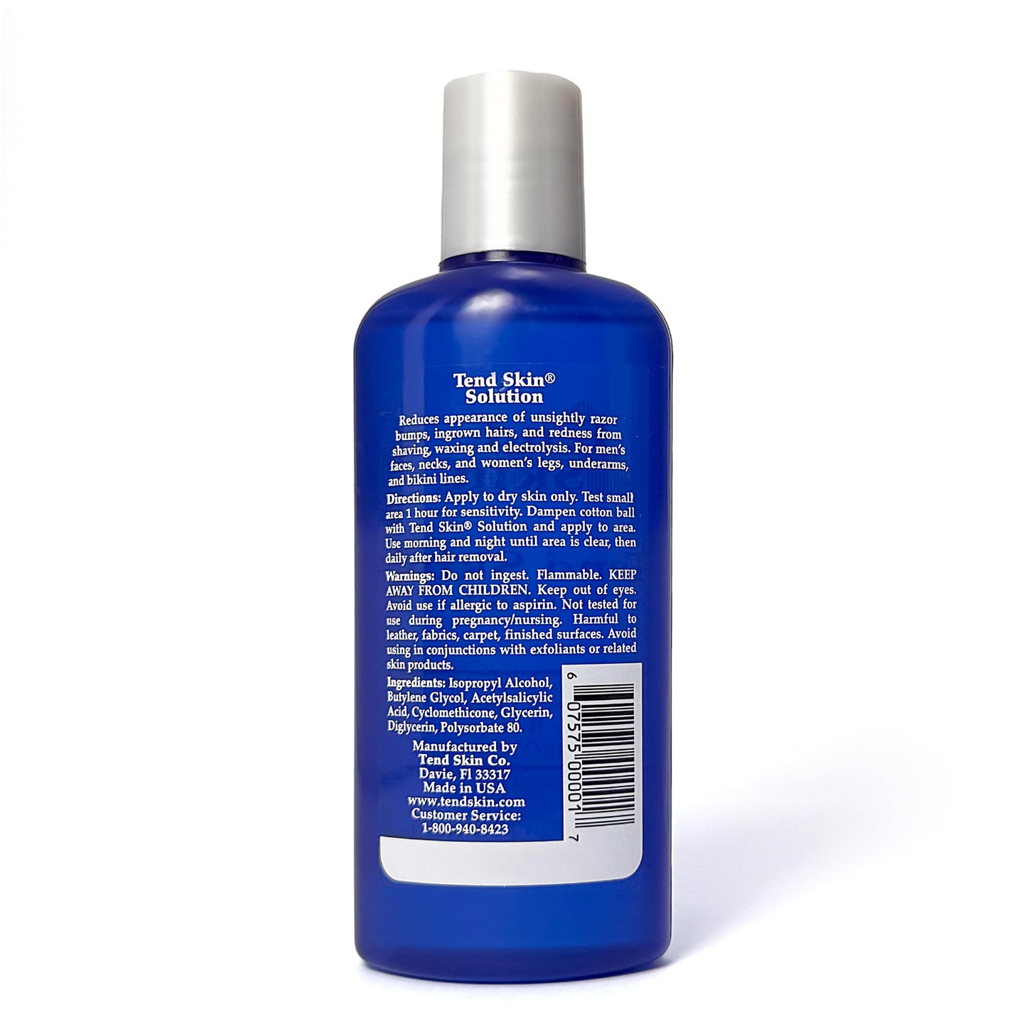 Tend Skin Solution for Unsightly Razor Bumps, Ingrown Hair and Razor Burns, Post Shaving and Waxing Toner for Men and Women, Made in USA, 4 Oz Beauty & Personal Care Tend Skin