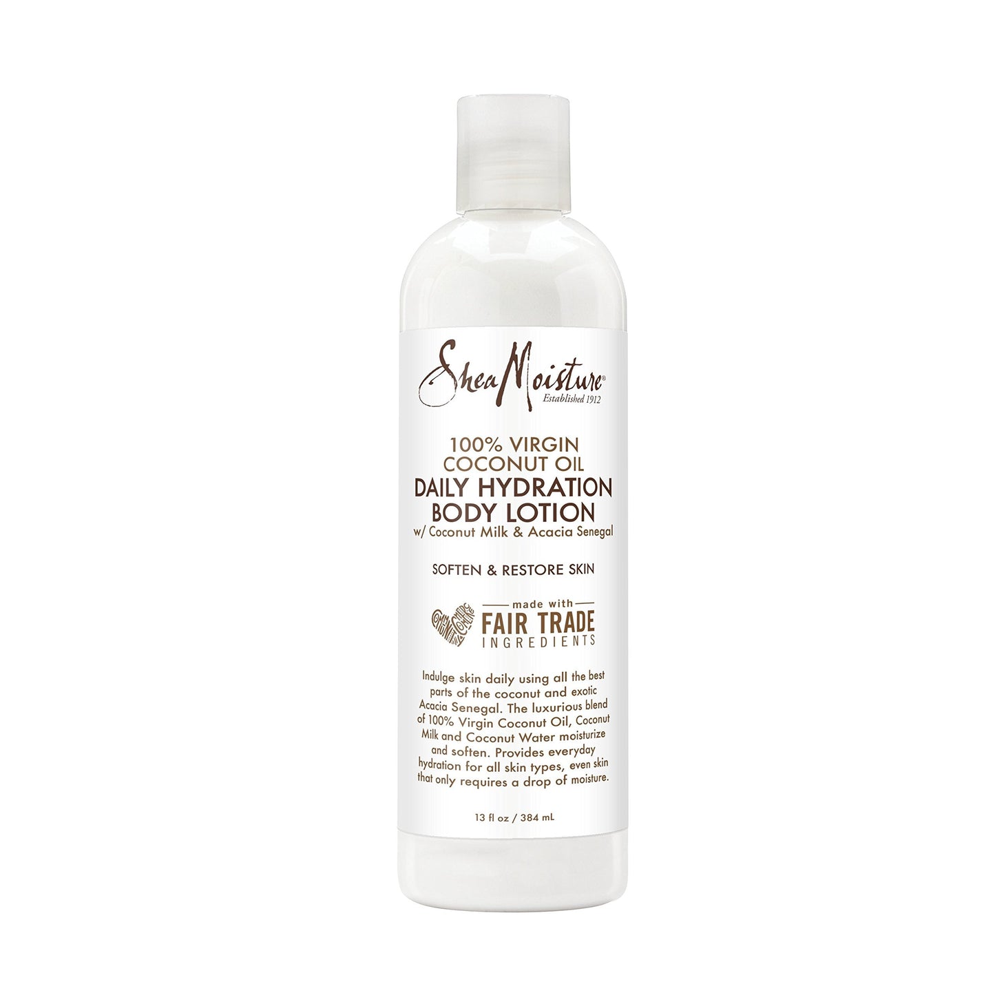 SheaMoisture 100% virgin coconut oil daily hydration body lotion moisturizer, 13 Fluid Ounce Beauty & Personal Care Shea Moisture