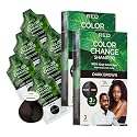 Red by Kiss Color Change Shampoo - Permanent Hair Color with 100% Gray Coverage, Quick 7-10 Minute Formula, No Tools Needed, Herbal Extracts, Includes Beauty & Personal Care Red by Kiss