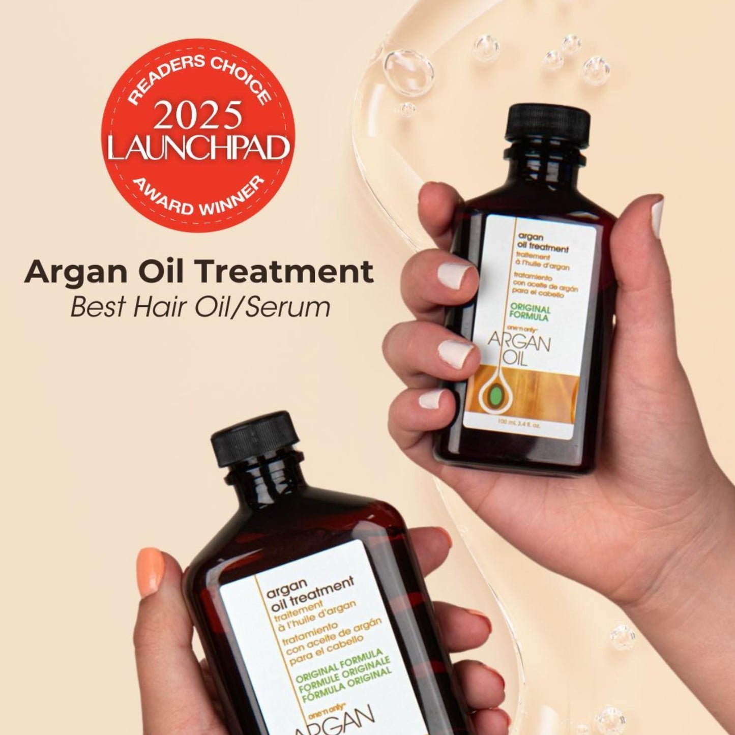 One 'n Only Argan Oil Hair Treatment - Lightweight & Hydrating Hair Oil for Natural, Wigs & Extensions - Shine Enhancing, Heat Protectant & Frizz Beauty & Personal Care One 'N Only