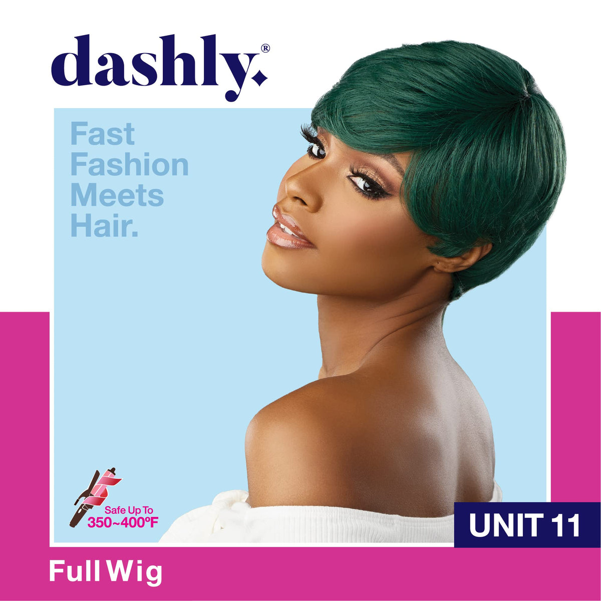 Sensationnel Dashly Wig-Unit 11, DARKGREEN