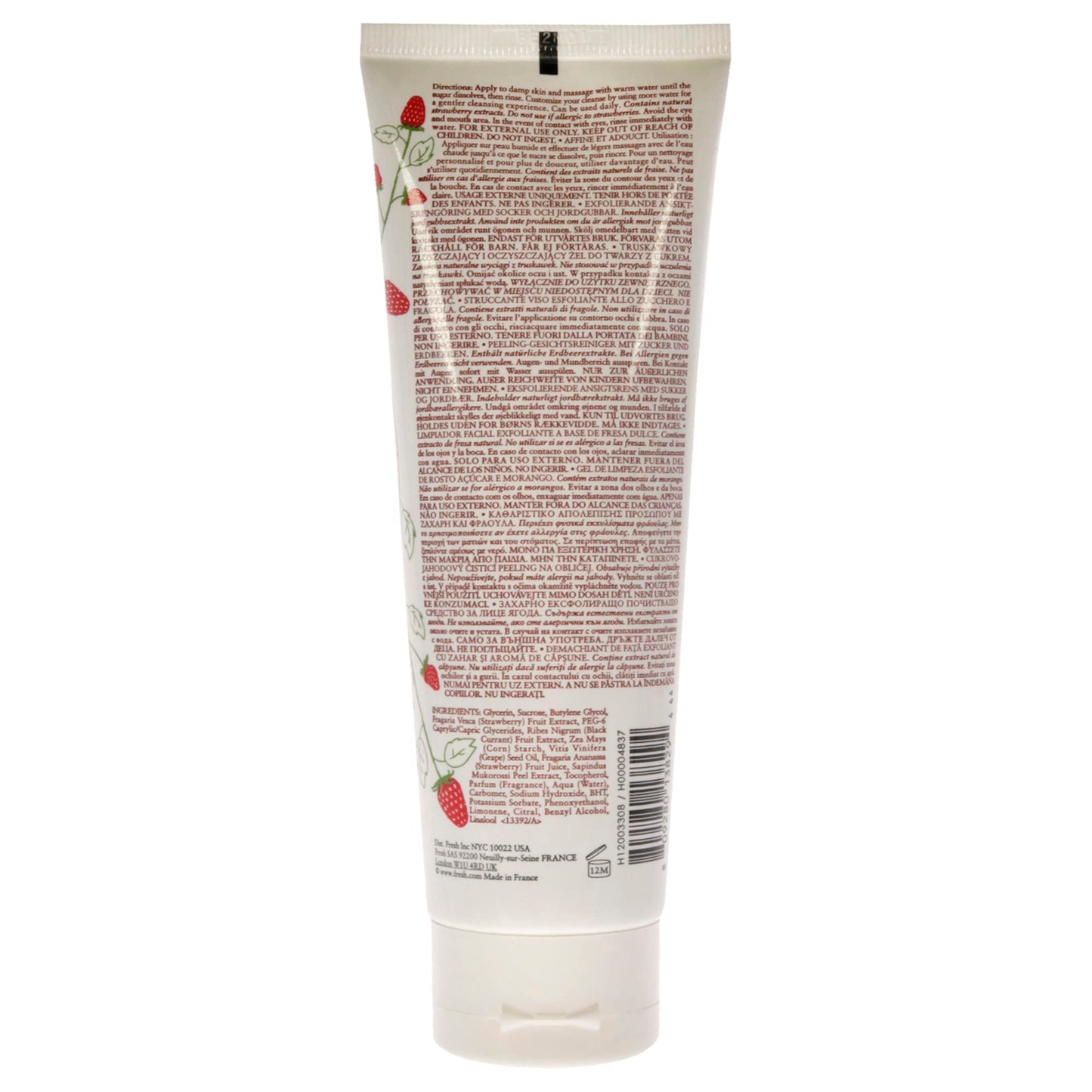 Fresh Sugar Strawberry Exfoliating Face Wash Cleanser Women 4.2 oz Beauty & Personal Care Fresh