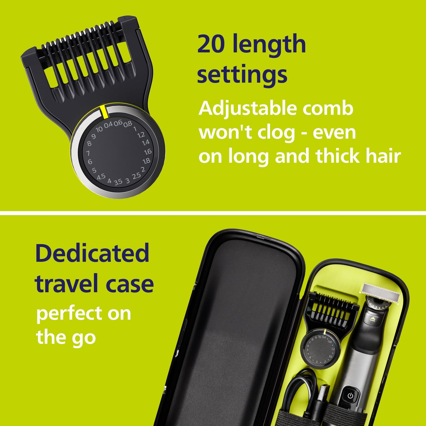 Philips Norelco OneBlade 360 Pro Face + Body, Hybrid Electric Beard Trimmer, Shaver and Bodygroomer, with 360 Blade Technology, Model QP6552/90 Beauty and Personal Care Norelco