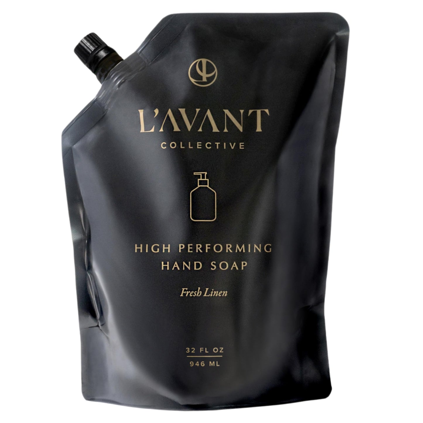 L'AVANT Collective Natural Luxury Hand Soap Refill | Plant-Based, Non-Toxic & Moisturizing, Refill for Glass Bottle, 32 Fl Oz | Fresh Linen Beauty & Personal Care L'AVANT Collective