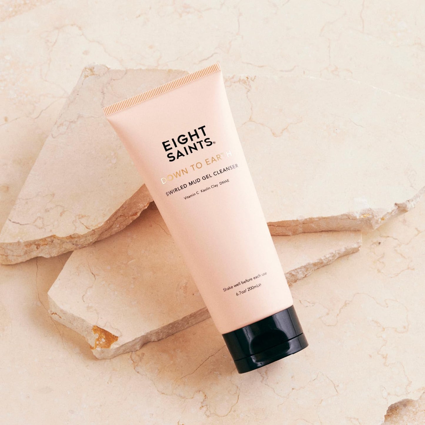 Eight Saints Down To Earth Mud Gel Face Wash, Natural and Organic, Gentle and Effective Daily Anti Aging Facial Cleanser, Makeup Remover, Nourishing Beauty & Personal Care Eight Saints