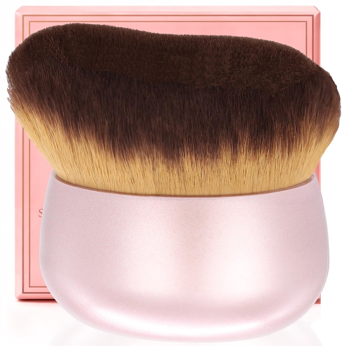 Extra Large Body Makeup Brush For Self Tanner, Leg Makeup &Bronzer Blend,75 mm Wide-headed Kabuki Brush Provides More Even &Pretty Application, Oval Beauty and Personal Care EOICCEOH Default Title