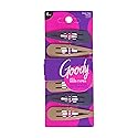 Goody Snap Hair Clips for Kids - 6 Ct, Neutral Tones, Hair Barrettes for Women & Men, Easy Stackable Styling, Comfort Contour Design, Hair Styling Beauty & Personal Care GOODY