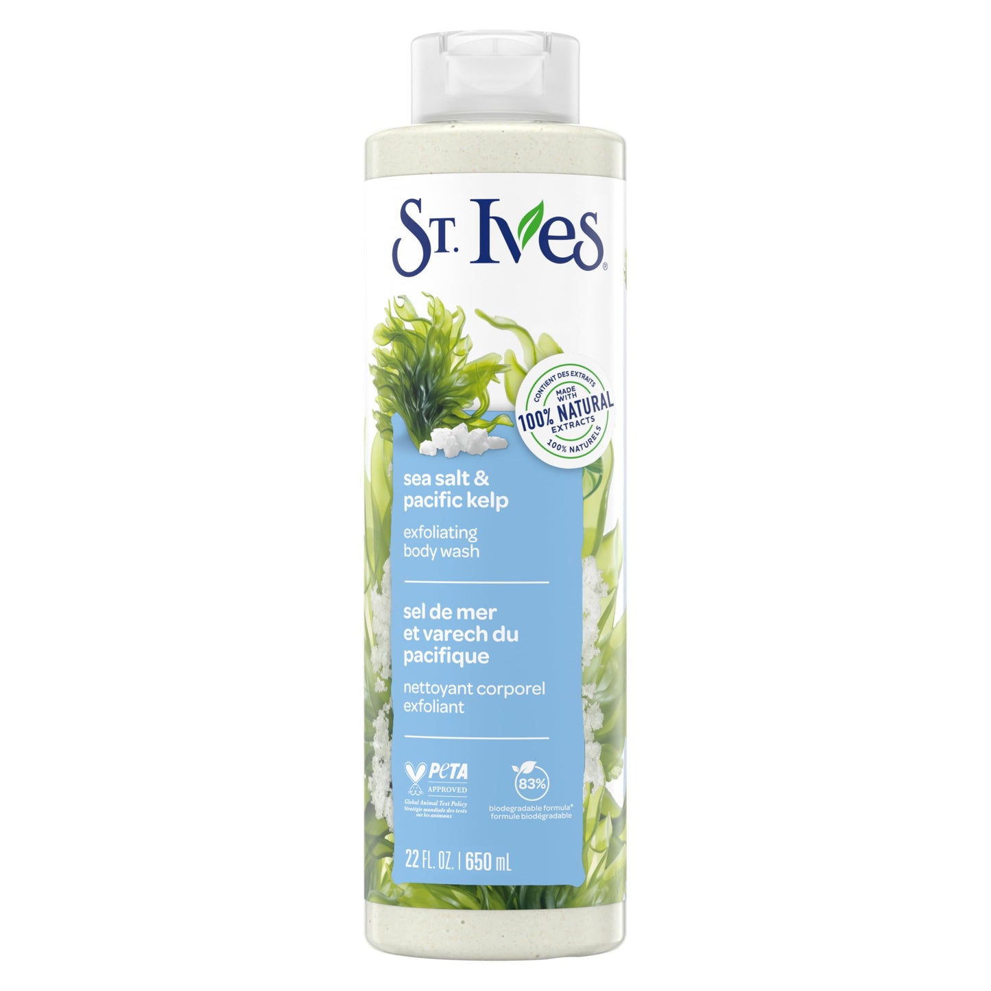 St. Ives Sea Salt & Pacific Kelp Exfoliating Body Wash 22 Fl Oz Beauty & Personal Care St. Ives