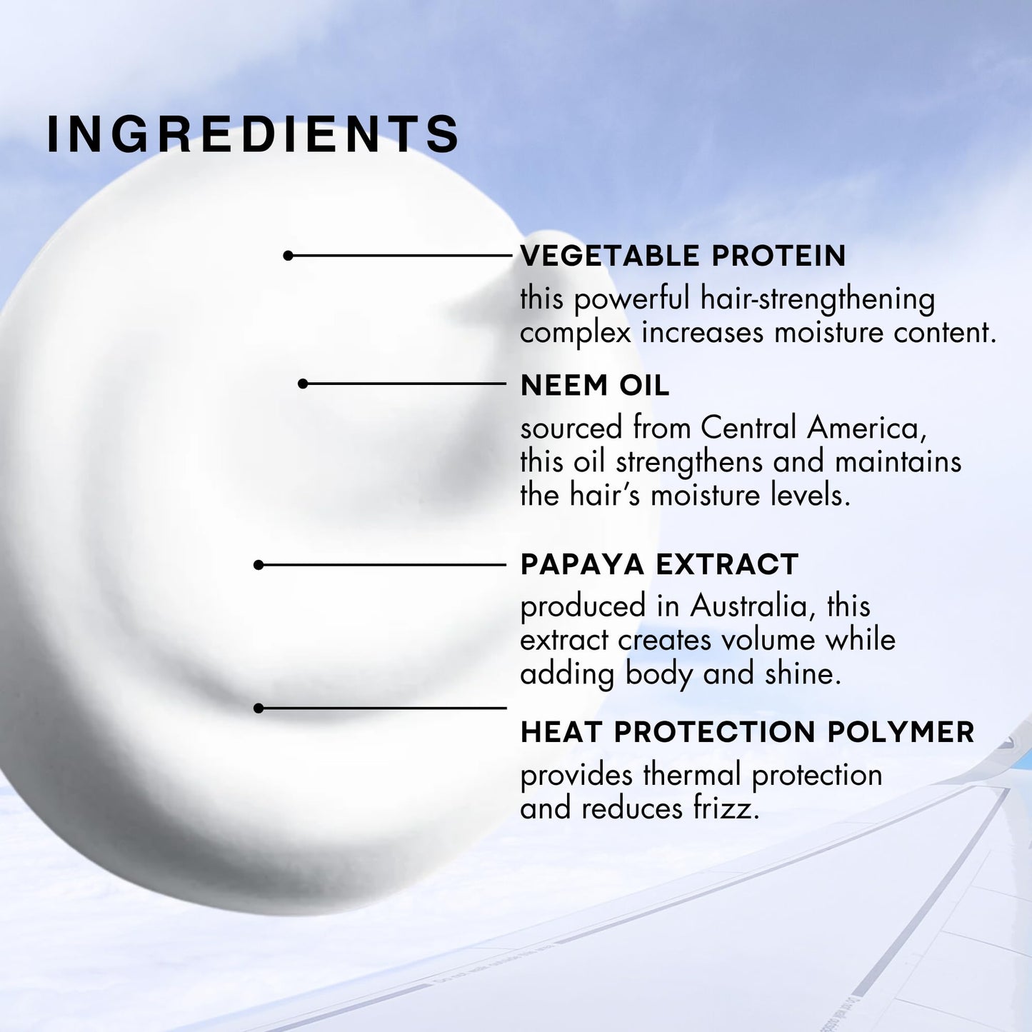 R+Co Aircraft Pomade Mousse - Lightweight Non-Sticky Styling Foam for Texture, Volume & Definition - Anti-Frizz Heat Protectant for Lived-In Hair Beauty & Personal Care R+Co