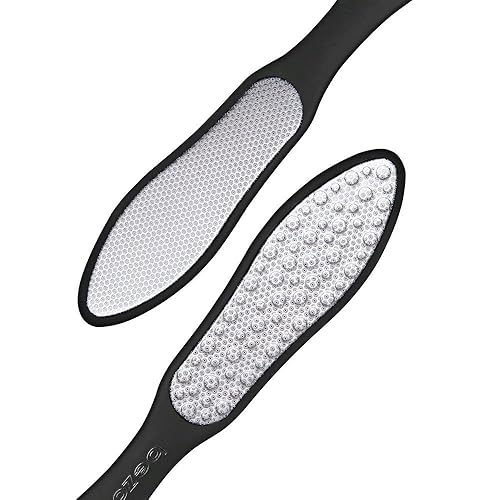 BEZOX Foot File (1 PCS), Double Sided Foot Scraper Callus Remover, Foot Rasp for Cracked Heel and Foot Corn Removal, Stainless Steel Pedicure File Beauty & Personal Care BEZOX
