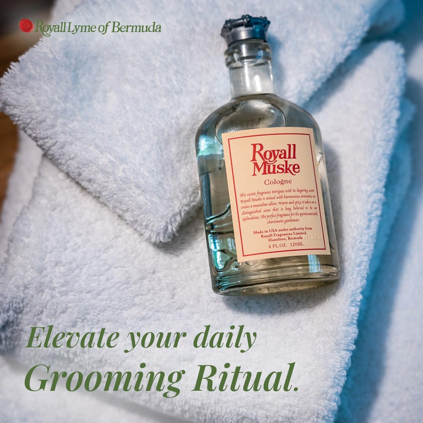 Royall Muske By Royall Fragrances All Purpose Lotion/Cologne 4 Oz Men Beauty & Personal Care ROYALL LYME