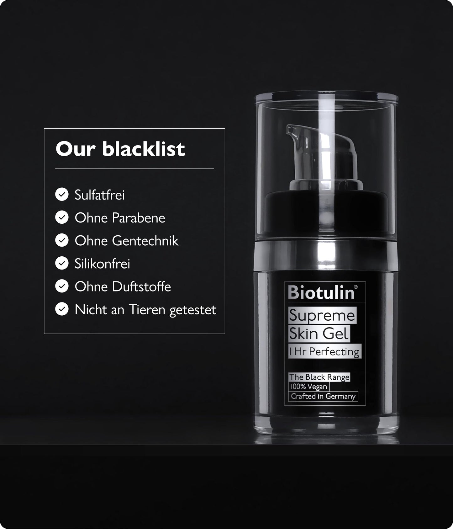 BIOTULIN - Supreme Skin Gel | Reduces Wrinkles Within 1 Hour | Hyaluronic Acid Serum | Spilanthol Serum for Face I Anti Aging Treatment - 0.5 oz Beauty & Personal Care Biotulin