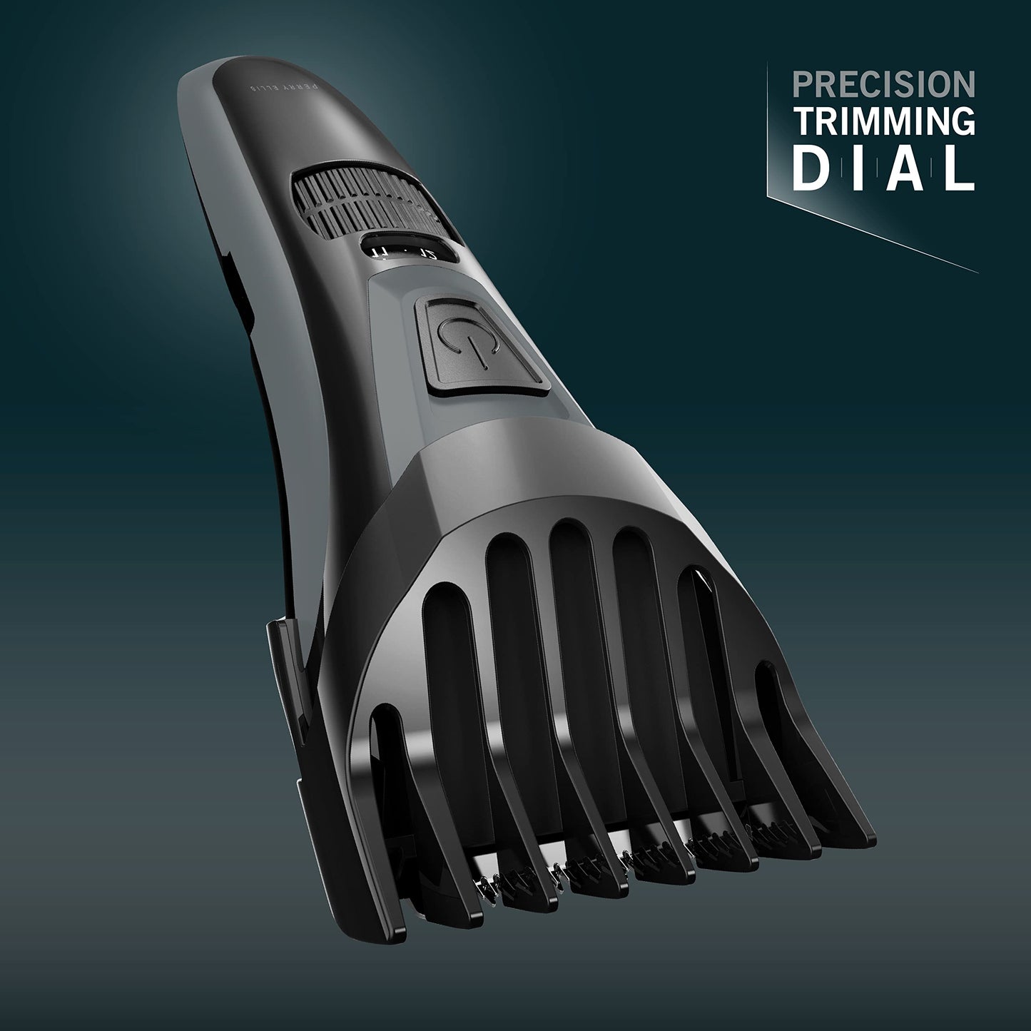Perry Ellis Precision Trimmer for Men Cordless Electric Hair Clipper with Adjustable Dial 1-20mm, Beard & Mustache Grooming Kit, Charging Stand, USB Beauty and Personal Care Perry Ellis