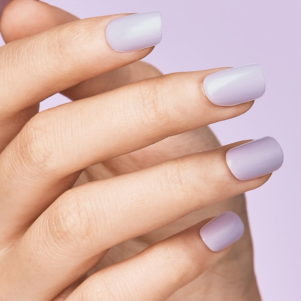 Kiss Impress Color Press-On Nails, Nail Kit, PureFit Technology, Short Length, “Picture Purplect”, Polish-Free Solid Color Manicure, Includes Prep