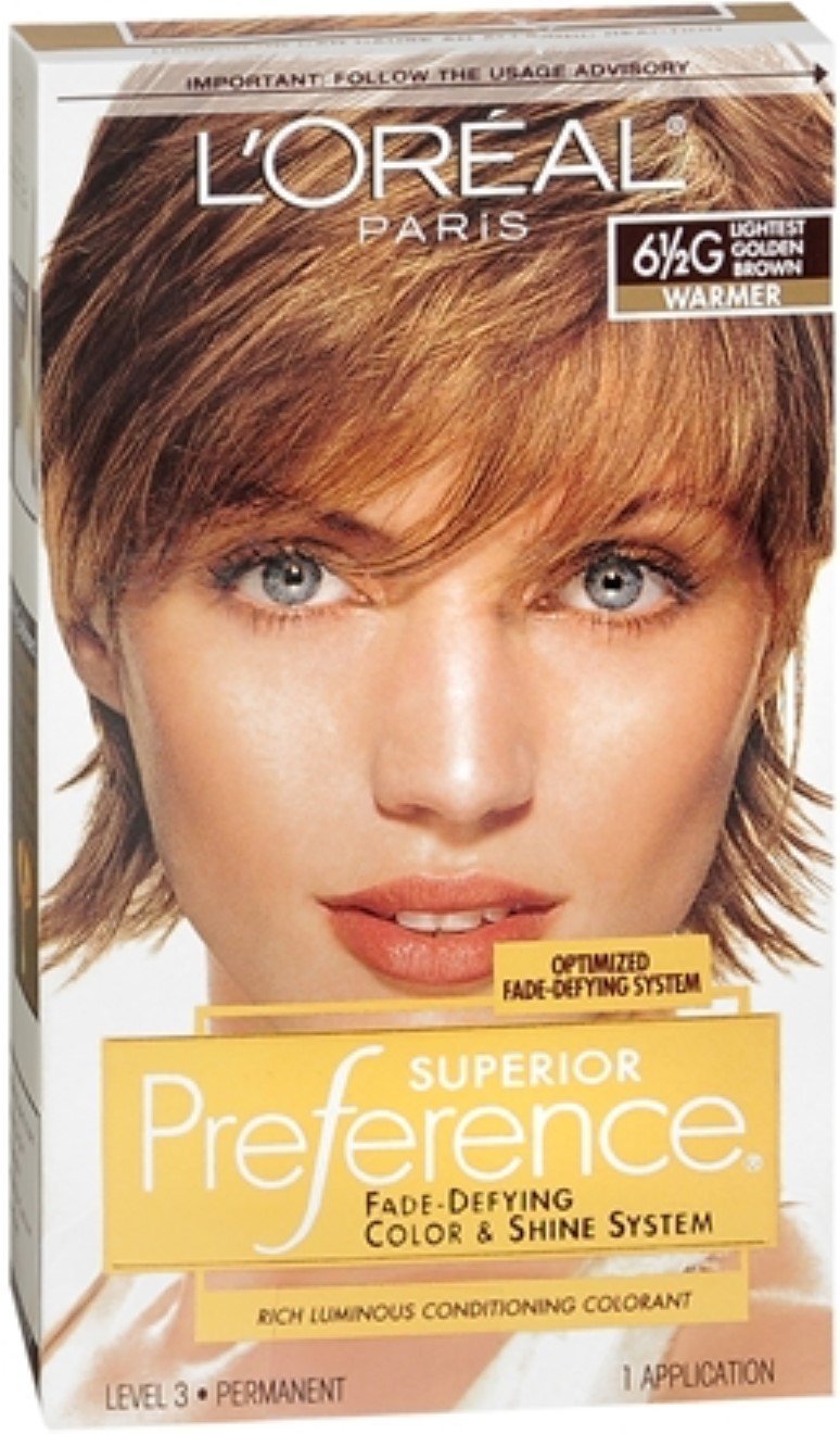 L'Oreal Preference #6.5G Lightest Golden Brown, 1 ct Beauty & Personal Care L'Oreal Paris