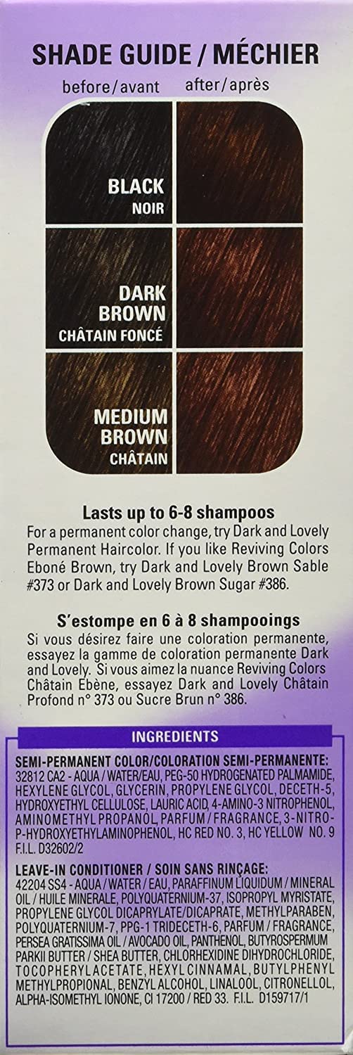 SoftSheen-Carson Dark and Lovely Reviving Colors Nourishing Color & Shine, Spiced Auburn 393 Beauty & Personal Care SoftSheen