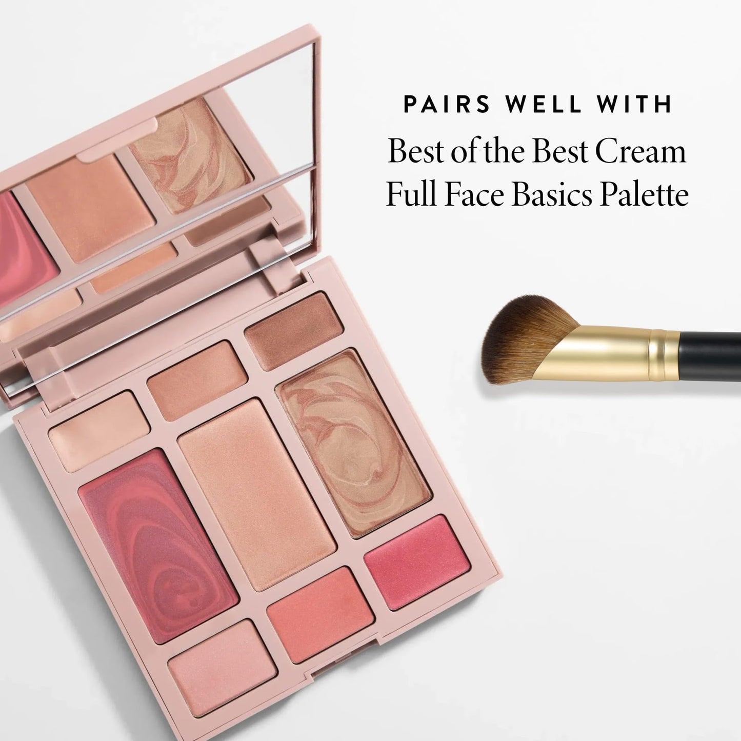 LAURA GELLER NEW YORK Sculpting Face Brush - Angled Makeup Brush for Blending & Contouring - Dense Vegan Bristles - For Cream, Powder & Baked Formulas Beauty & Personal Care LAURA GELLER NEW YORK