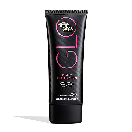 Bondi Sands GLO Matte One Day Tan | Instantly Provides a Flawless Bronze Finish for Face & Body | Transfer and Water Resistant | 100 ml/3.38 Oz Beauty & Personal Care Bondi Sands
